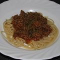 Spagetti och köttfärssås på en helt vanlig[...]