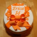 Pakettårta till Erica 14 år