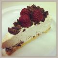 Stracciatella cheesecake