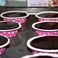 Kladdkakemuffins med lakritskola