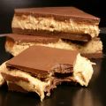 TRIPPLE DECKER CHOCOLATE PEANUT BUTTER BARS