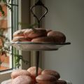 Hallonmacarons