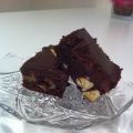 Leilas Brownies m vit choklad och valnötter