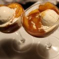 Mangodessert med vaniljglass