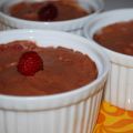 Chokladmousse med hallon