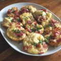 Frukostmuffins med ägg och bacon