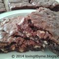 Jätttegoda Brownie med Nutella och valnötter