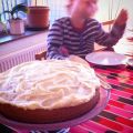 Julkryddad morotskaka med frosting