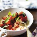 Fläderblomsfromage med jordgubbssallad och[...]