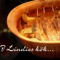 Köttfärslimpa i lergryta