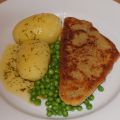 Panerad rödspätta med citron/dill smörsås
