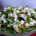 Ruccola- och zucchinisallad