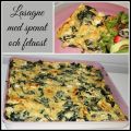 Lasagne med spenat och fetaost