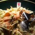 Kokospanerad fisk med coleslaw