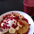Pannkakor på kikärtsmjöl med cashewgrädde,[...]