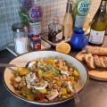 Chèvresallad med gulbetor och äpplen