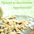 Täytetyt ja kuorrutetut vappumunkit