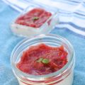 Pannacotta med rabarberkompott