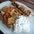 Grillad melonsallad