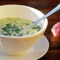 Mild gurksoppa med Crème Fraiche
