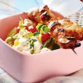 Yoghurtmarinerat kycklingspett med krämig[...]