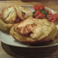 Bruschetta med halloumi
