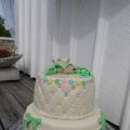 Baby shower tårta