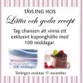 Vill du vinna 100 middagar?