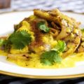 Orientalisk fläskfilé med banan, curry och[...]