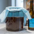 Nu har jag börjat brygga min egen kombucha!