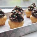 Glutenfria mini muffins med nutellatopping