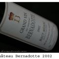Château Bernadotte 2002. Grattis eller n(å)t..