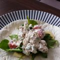 Kycklingsallad i wrap