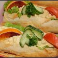 Kyckling currybaguette