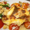 Lasagne med rostade grönsaker och brie