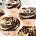 Glutenfria chockladcupcakes med chokladfrosting