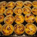 Saffransbullar med vit choklad och mandelmassa
