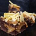 CHOCOLATE CARAMEL POTATOE CHIPS FUDGE