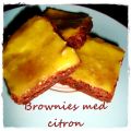 Brownies med citron
