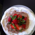 Marängtårta med dulce de leche, vaniljglass,[...]