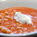 Tomatsoppa med kikärter