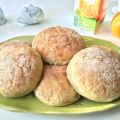 Glutenfria apelsindoftande solrosfrallor