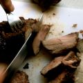 Vildsvinsfilé och rådjur på grillen