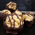 GOOEY CHOCOLATE POPCORN PEANUTBUTTER CUPS BALLS