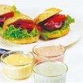 Tre såser till hamburgare