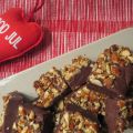 Snabb chokladfudge med salt mandel