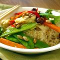 Quinoa med wokade thaigrönsaker