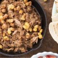 Pulled tuna taco med friterad majs, tomatsalsa[...]
