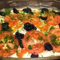 Glutenfri fiskgratäng med chaminjonstuvning