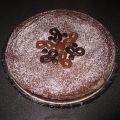 Kladdig mörk chokladkaka
